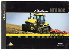 Challenger MT800C Tracked Tractor 2009 UK Market Sales Brochure