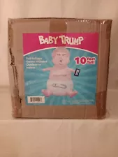 10' FOOT BABY DONALD TRUMP TWITTER SELF-INFLATABLE LAWN DECOR NEW IN BOX