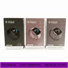 Advanced Health Smartwatch Stainless Steel Case Sealed L&S Fitbit Sense FB512