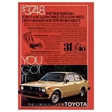 1979 Toyota Corolla: True Bargain Isnt Just a Low Price Vintage Print Ad