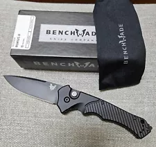 Benchmade Rukus II 9600BK Folding Knife, Black, USA