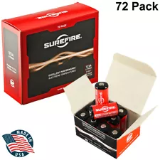 Surefire 72 Pack 123A Lithium Batteries EXP in 06/2033