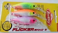 Berkley Flicker SHAD Crankbait #5 (Select Colors) 3-pack