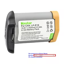 Kastar Fully Decoded LP-E19 Battery for Canon EOS 1Ds Mark 3 1DS Mark III Camera