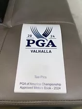 PGA Championship Valhalla Golf Club Yardage Book- Meters