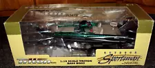 NEW Triton Bass Boat and Trailer - Green Ertl 1:18 With Box Diecast