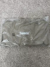 Supreme Box Logo Hooded Sweatshirt Dark Sand Hoodie FW23 2023 Size Large