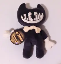 Bendy and the Ink Machine Plush 8" Soft Character Doll "Ink Bendy" Phatmojo NWT