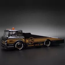 FORD COE RAMP TRUCK CAR HAULER JDM 1:64 SCALE LIMITED DIORAMA DIECAST MODEL CAR