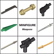 LEGO Weapon Collection - Sword, Lightsaber, Pistol, Axe, & More!