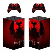 Skin for Xbox One Series X Console Two Controllers Diablo Iv Vinyl Decal Sticker