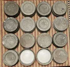 Vintage Zinc Ball Canning Jar Lids