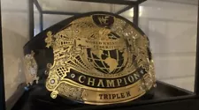 Real Premium Art Jmar Style HD WWF Undisputed Championship V1 Belt 24KT Gold