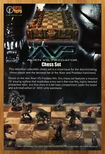 2004 SOTA Toys Aliens vs Predator Chess Set Print Ad/Poster AVP Promo Art 00s