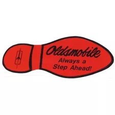 Vintage Red Sales Decal for Oldsmobile Dealership Floor - Each (For: 1980 Oldsmobile Toronado)