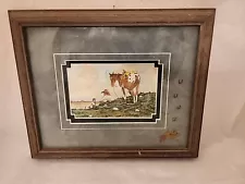 William T. Zivic Vintage Western Art Three Amigos Watercolor Signed