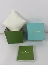 KATE SPADE BLUE/GREEN WATCH GIFT BOX WITH WATCH MANUAL-MINT