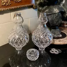 Vintage Waterford Crystal Cranmore Chandelier Parts 3 Center Pieces Ireland