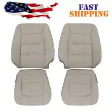 For 1998 to 2007 Lexus LX470 DRIVER / PASSENGER Bottoms / Tops Leather Cover Tan