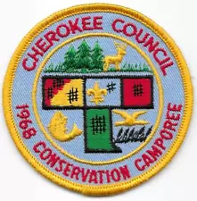 1968 Conservation Camporee Cherokee Council Boy Scouts of America BSA