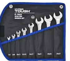 32 Sizes 8-Piece Metric & 8 SAE Double Open End Wrenches