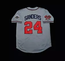 Deion Sanders Atlanta Braves Jersey 1992 World Series Stitched Throwback SALE!