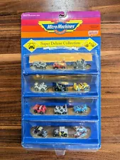 1989 Galoob Micro Machines Super Deluxe Collection (Deluxe I, II, III, and IV)