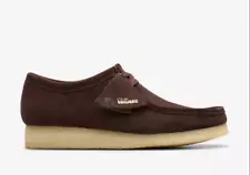 Clarks Men's WALLABEE DARK BROWN SUEDE HOT SALE