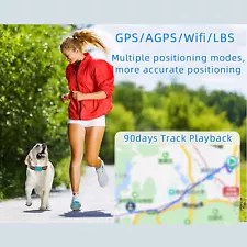 Pets Gps Locator Long Standby Time Escape Alerts Pet Tracking Smart Collar