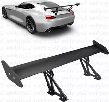 Universal 43.3'' Rear Spoiler Lightweight Aluminum Adjustable Angle Car