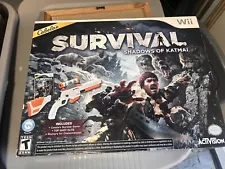 Cabela's Survival Shadows of Karma I with Gun (Nintendo Wii ) Brand New Sealed