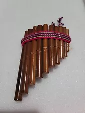 10 PIPES PAN FLUTE NATURAL BAMBOO Mouth Music Instrument