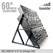 DUAL STAND for BEHRINGER 2600 - Rackie - 60° and 70°