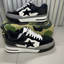 A Bathing ape Bape Roadsta #2 M1 Black Men’s Shoes NEW