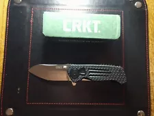 CRKT Prequel Folding Knife 2.72"8CR14Mov Blade GRN Handle Field StripTechnology