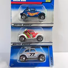 Hot Wheels 1997 and 1998 Baja Bug Set of 3 includes Tropicool and Mainlines