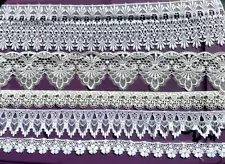 For sale 5 patterns floral lace trim all together 18 yards