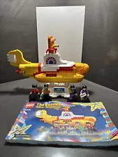 21306 LEGO Ideas The Beatles Yellow Submarine with the manual. Used no box