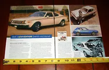 1973 AMC LEVI EDITION GREMLIN / HORNET - ORIGINAL 2007 ARTICLE