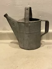 Vtg Galvanized Watering Can 6 Quarts Garden Plant Sprinkler Farmhouse Decor Old