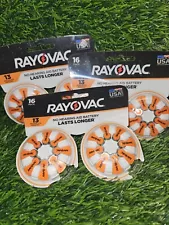 Rayovac Hearing Aid Batteries Size 13 Read Lot Of 3