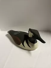 Wood Duck Decor Hand Painted Vintage