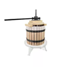 3.17 Gallon Fruit Wine Press Solid Wood Basket Cider Apple Wine Making for 2024