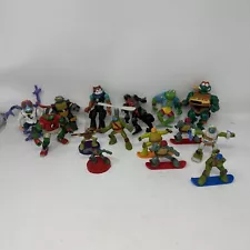 Lot Of 18 Teenage Mutant Ninja Turtles Action Figures 2 Vtg 1989 Read