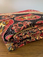 FULL Boho Vintage Blanket Bedspread Coverlet Bed Runner Lightweight