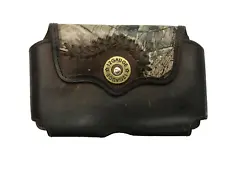 12 Gauge Leather Pouch Storage Shotgun Shells #JWPH001 R Cameo