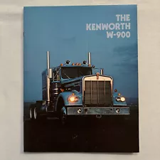 Kenworth W-900 Truck Sales Brochure Catalog Advertising Vintage