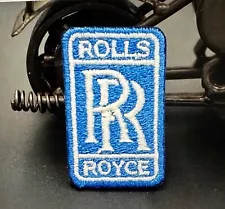 FABULOUS VINTAGE STYLE ROLLS ROYCE EMBROIDERED IRON-ON PATCH...