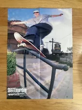 Ed Templeton 1993 Skateboard Poster New Deal Toy Machine