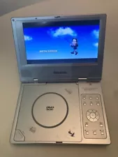 MINTEK Portable DVD Player MDP-1770 7" TFT Case And Cables Turns On Wont Play